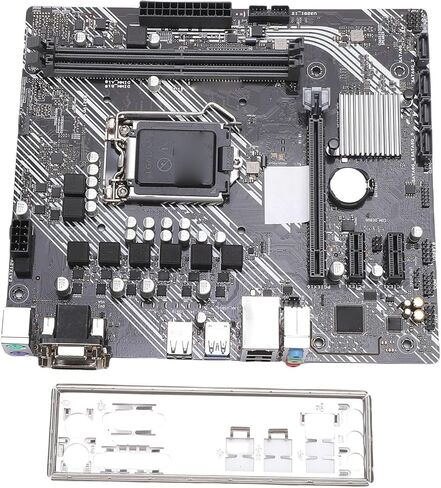 ciciglow Prime H410M K Motherboard, LGA 1200, 2 Channel DDR4 Memory, PCI E3.0X16, 4 Serial ATA, HDMI, M ATX Motherboard for 10th Gen Processor in Saudi Arabia