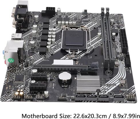 ciciglow Prime H410M K Motherboard, LGA 1200, 2 Channel DDR4 Memory, PCI E3.0X16, 4 Serial ATA, HDMI, M ATX Motherboard for 10th Gen Processor in Saudi Arabia