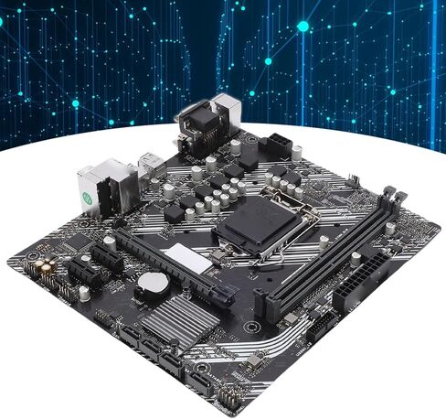 ciciglow Prime H410M K Motherboard, LGA 1200, 2 Channel DDR4 Memory, PCI E3.0X16, 4 Serial ATA, HDMI, M ATX Motherboard for 10th Gen Processor in Saudi Arabia