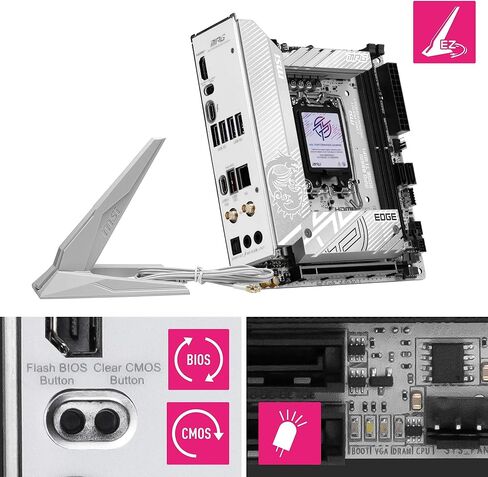اللوحة الأم MSI MPG B860I Edge TI WiFi، Mini-ITX - تدعم معالجات Intel Core Ultra (السلسلة 2)، LGA 1851-110A SPS VRM، تعزيز ذاكرة DDR5 (8600+ MT/s OC)، PCIe 5.0 x16، M.2 Gen5، Wi-Fi 7 in Saudi Arabia