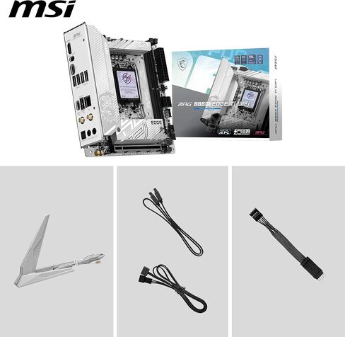 اللوحة الأم MSI MPG B860I Edge TI WiFi، Mini-ITX - تدعم معالجات Intel Core Ultra (السلسلة 2)، LGA 1851-110A SPS VRM، تعزيز ذاكرة DDR5 (8600+ MT/s OC)، PCIe 5.0 x16، M.2 Gen5، Wi-Fi 7 in Saudi Arabia