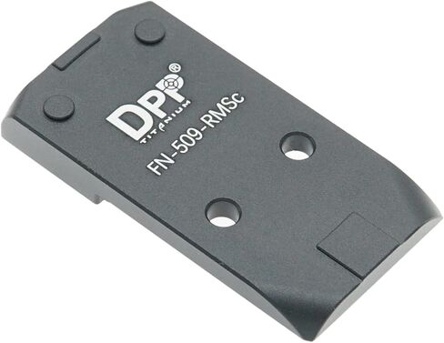 لوحة محول بصري من التيتانيوم DPP لـ FN 509 / 510 / 545 MRD/تكتيكية/Edge - متوافقة مع Holosun 407K 507K EPS Carry EPS Osight K S SE وSig RomeoZero - FN-509-RMSc in Kuwait