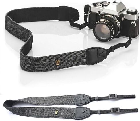 قطعتان من حزام الكاميرا لكاميرات DSLR SLR - قطن، قابل للتعديل، قوي، متين in Saudi Arabia