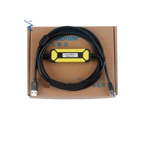 كابل برمجة USB-VFD مناسب لمحول تردد سلسلة VFD-E/EL/ED/CH2000 VFD-USB01 RJ45 in Kuwait