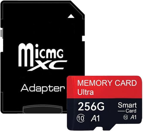 256GB Micro SD Card, Japanese Precision Manufacturing 4K Camera Pro, A2 V30 for Smartphone, Gopro, Action Cams, 4K UHD Video Recording, R/W up to 30/30 MB/s, with Adapter(Black) in Saudi Arabia