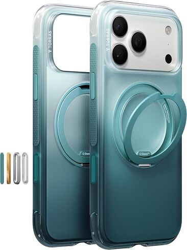 TORRAS O3 Air for iPhone 17 Pro Max Case with 360 Magnetic Stand, [Fit for MagSafe] [Military-Grade Protection] Slim Case for iPhone 17 Pro Max, 6.9", Dusk Haze Purple in Saudi Arabia