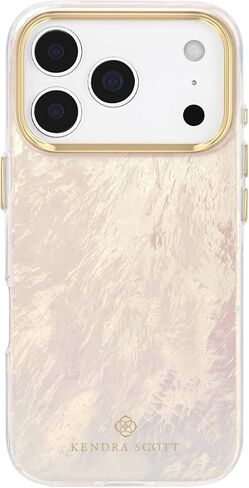 Kendra Scott iPhone 17 Pro Max Case - Compatible with MagSafe - Designer Phone Case - Cream Pearl in Saudi Arabia