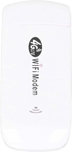 دونجل مودم واي فاي 4G LTE TDD FDD محمول مع فتحة بطاقة SIM، 150 ميجابايت في الثانية، مؤشر LED، مناسب لمستخدمي WindowsOS XAndroidLinux، إعداد سهل in Kuwait