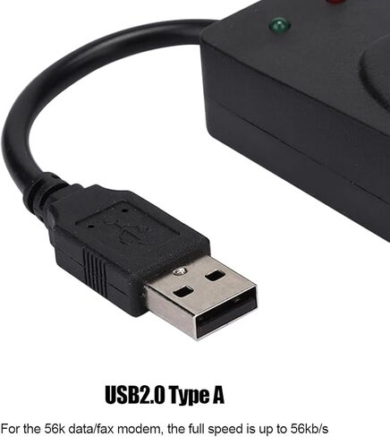 USB 56K برنامج تشغيل المودم الخارجي التوصيل والتشغيل لـ 10/8/7/ - مناسب للاستخدام المنزلي والمكاتب in Kuwait