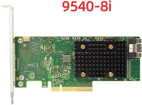 9540-8i SAS3808 RAID Controller 12GB/s PCIe 4.0 X8 1*SFF8654(x8) Support RAID 0, 00, 1, 10 in Saudi Arabia