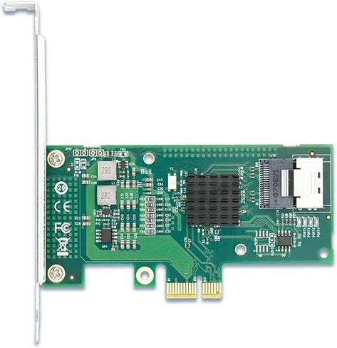 PCIe2.0 ×1 to 4-Port 6Gb/s miniSAS (SATA 3.0) RAID Card Support RAID0, RAID1 9230 in Saudi Arabia