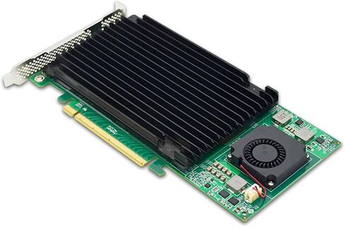 4 M.2 NVMe SSD PCIe x16 Adapter with PLX8747 PCI Express 3.0 x16 Switch to 4 Ports M.2 Adapter Card in Saudi Arabia
