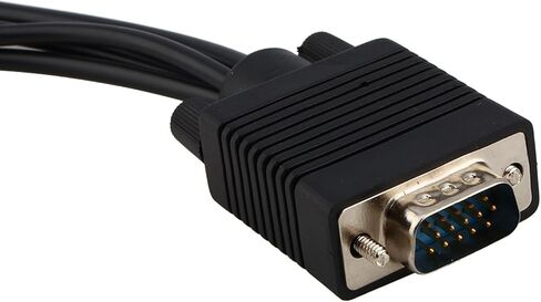VGA to S Video and Adapter, Converter Cable with Standard Sub D Connector, PC to TV Monitor Projector Adapter for Laptop Desktop in Saudi Arabia