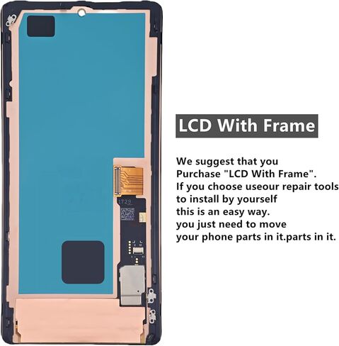 مجموعة استبدال شاشة AMOLED لـ Google Pixel 7 Pro لاستبدال شاشة Pixel 7 Pro GP4BC GE2AE LCD ومحول رقمي لشاشة تعمل باللمس (ليس لـ Pixel 7A) (أسود) in Kuwait