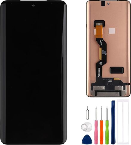 مجموعة محول رقمي لشاشة LCD بديلة تعمل باللمس متوافقة مع Moto Edge 2025 PB7A0006US 6.7 بوصة مع أدوات (أسود) in Saudi Arabia