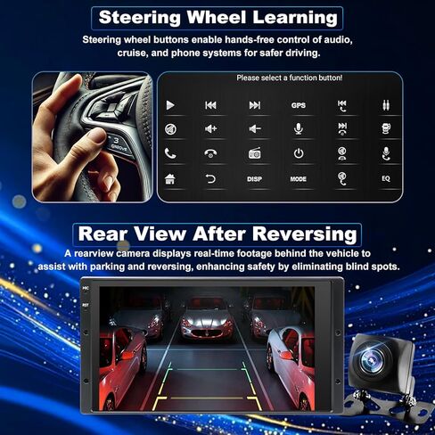 5Gwifi Upgrade Radio for Ford F150 1999-2003 F250/F350 1998-2004, Ranger 1998-2011, Expedition 1999-2002, E150/E250/E350 1999-2008, 6.8in Touchscreen Setero Apply Carplay Android Auto Bluetooth GPS FM in Saudi Arabia