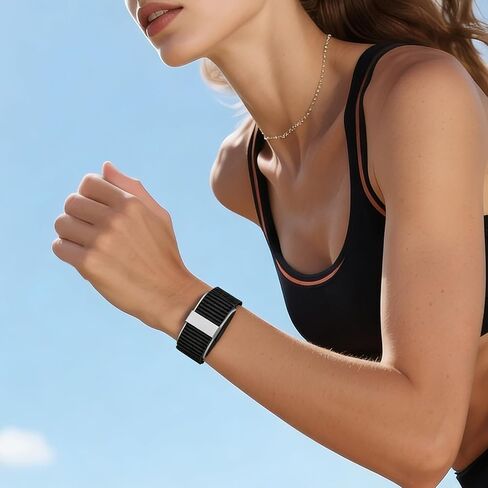 Nylon Sport Band Compatible with Hume Band Women Men, Breathable Nylon Adjustable Waterproof Replacement Wristbands Straps for Hume Health Bands in Saudi Arabia