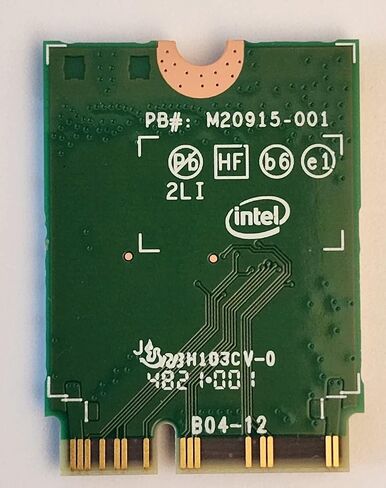AX411ngw Ax411 Ax1690i Double Connect WiFi 6E CNVoi2 Tri Band 2.4 | 5 | & 6GHz DCT Wireless Card for Intel Killer chip Laptop in Saudi Arabia
