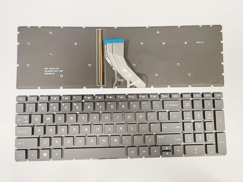 Wangpeng® New for HP 17-by3053cl 17-by3065st 17-by3067st Series لوحة مفاتيح بإضاءة خلفية للكمبيوتر المحمول باللون الأسود in Saudi Arabia