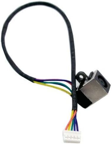 DC-in Power Jack Harness Port Connector Socket with Wire Cable for Dell Inspiron 15Z 1570 17R N7010, P/N: Y9FHW DD0UM9TH102 in Saudi Arabia