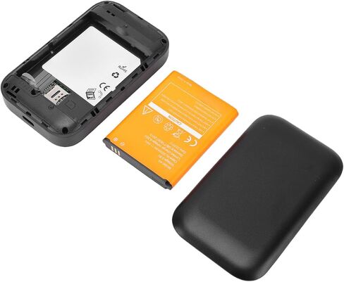 CUIFATI 4G LTE WiFi 6 جهاز توجيه متنقل نقطة اتصال متنقلة لاسلكية مودم WiFi مع بطارية 3000 مللي أمبير في الساعة وشاشة LED لـ 32 جهازًا للسفر والأعمال in Saudi Arabia