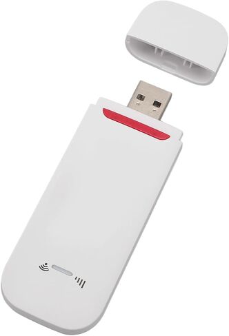Sanpyl 4G Portable USB Modem, 500Mbps Mobile Hotspot with SIM Card Slot, Up to 10 Users Sharing, Plug and Play in Saudi Arabia