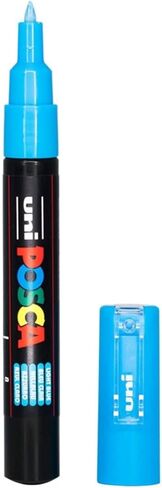 Posca Marker 1M in Gray, Posca Pens for Art Supplies, School Supplies, Rock Art, Fabric Paint, Fabric Markers, Paint Pen, Art Markers, Posca Paint Markers in Saudi Arabia