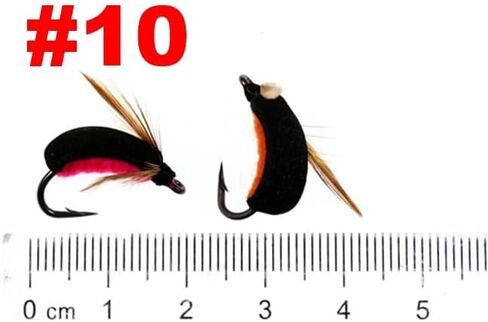 Pack of 8 Carp Fishing Zig Bug Fly Boatman Carp Fishing Pop Up Mimic Artificial Bait for Hair Rig Helicoper Combi Rigs in Saudi Arabia