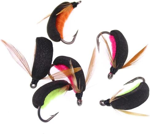 Pack of 8 Carp Fishing Zig Bug Fly Boatman Carp Fishing Pop Up Mimic Artificial Bait for Hair Rig Helicoper Combi Rigs in Saudi Arabia