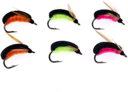 Pack of 8 Carp Fishing Zig Bug Fly Boatman Carp Fishing Pop Up Mimic Artificial Bait for Hair Rig Helicoper Combi Rigs in Saudi Arabia