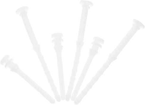 Veemoon 20pcs Noise Rubber Screws for Pc Case Fan Mounting Shock-absorbing Computer Fan Screws White Short and Rubber Dowels for Reduction in Saudi Arabia