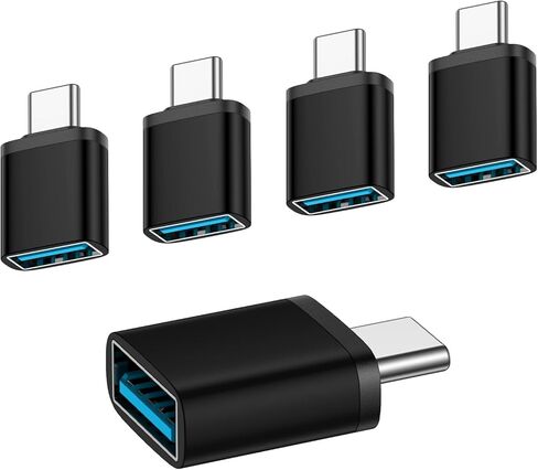 USB C to USB Adapter,5Pack USBC Male to USB 3.0 Female Adapter Converter Connector for Google Pixel 10A 10 9 Pro XL Fold 9A 8A 8 Pro 8 7A 7 Pro 7 6A 6 Pro 6,Android Cellphone and More Type C Devices in Saudi Arabia