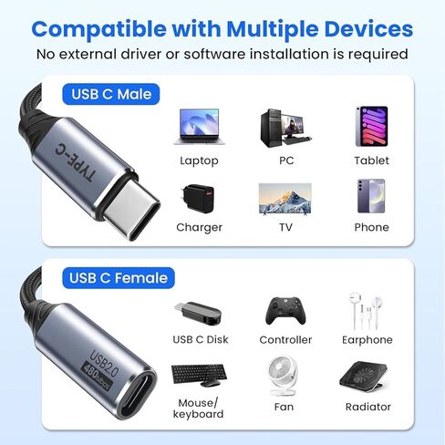 USB C Splitter 3 in 1 with USB A to C Adapter, USB C Male to Multi Type C Female Port Power Charging and Data Transfer Cable for Laptop Mac Flash Drive Keyboard Mouse in Saudi Arabia