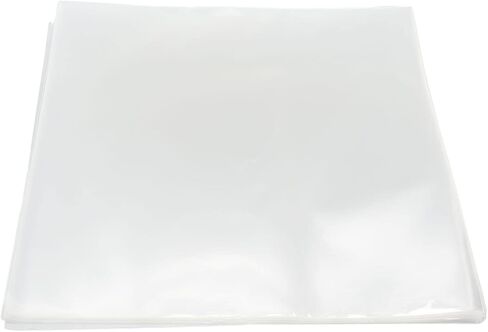 HUIOP 50PcsOPPVinylRecordSleeves, CrystalClearOuterCoversfor12inVinylRecords, StoreSingleandDoubleAlbumswithHighTensileStrength, 50pcsPack, TransparentandLig in Saudi Arabia