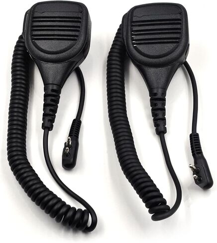 (2-Pack) Speaker Shoulder Microphone Compatible for Motorola CP200D CP200 CP200XLS CP125 CP185 CLS1410 CLS1110 BPR40 DTR410 PR400 RDU4100 RDU4160D RMU2040 2080D 2080 Two-Way Radio in Saudi Arabia