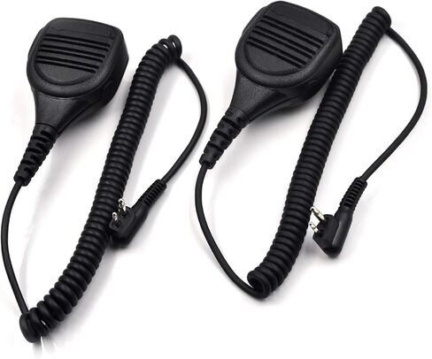 (2-Pack) Speaker Shoulder Microphone Compatible for Motorola CP200D CP200 CP200XLS CP125 CP185 CLS1410 CLS1110 BPR40 DTR410 PR400 RDU4100 RDU4160D RMU2040 2080D 2080 Two-Way Radio in Saudi Arabia