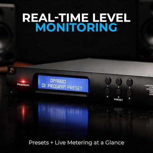 MARANI 8x8 Matrix Switch DSP System, Audio Matrix with USB/RS485 Control, Phantom Power, 6 Presets, LCD Display, Feedback Eliminator, 5-Band EQ, 48V Mic Inputs, 8 Inputs & Outputs in Saudi Arabia