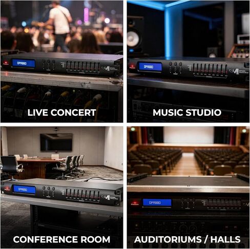 MARANI 8x8 Matrix Switch DSP System, Audio Matrix with USB/RS485 Control, Phantom Power, 6 Presets, LCD Display, Feedback Eliminator, 5-Band EQ, 48V Mic Inputs, 8 Inputs & Outputs in Saudi Arabia