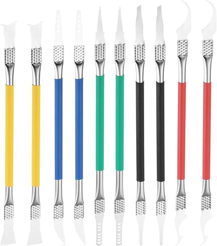 Dual Ends Metal Spudger Set, (Colorful, 10 Pcs) - Universal, Durable Prying Opening Repair Tool Kit for Cell Phone/PC/Laptop/Tablet Screen in Saudi Arabia