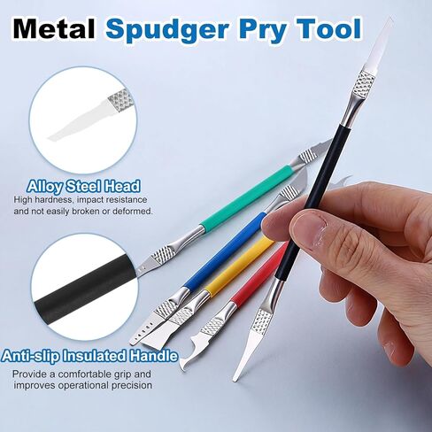 Dual Ends Metal Spudger Set, (Colorful, 10 Pcs) - Universal, Durable Prying Opening Repair Tool Kit for Cell Phone/PC/Laptop/Tablet Screen in Saudi Arabia