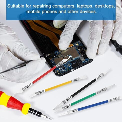 Dual Ends Metal Spudger Set, (Colorful, 10 Pcs) - Universal, Durable Prying Opening Repair Tool Kit for Cell Phone/PC/Laptop/Tablet Screen in Saudi Arabia