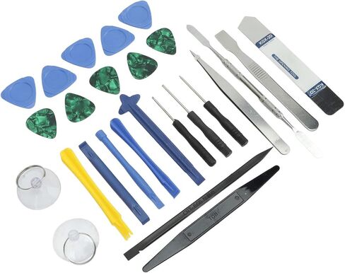 Electronics Repair Tool Kit, Professional 26Pcs Durable ABS Stainless Steel Pry Tools Set with Slip Proof Handle for Laptop Phone Tablet Repair in Saudi Arabia