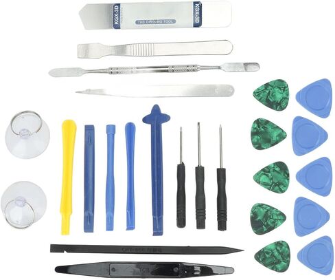 Electronics Repair Tool Kit, Professional 26Pcs Durable ABS Stainless Steel Pry Tools Set with Slip Proof Handle for Laptop Phone Tablet Repair in Saudi Arabia