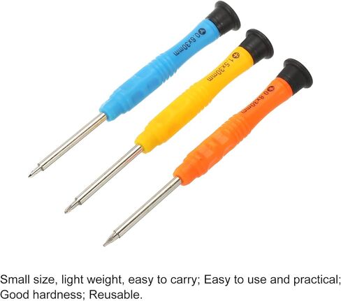 Phone Pry Opening Tools Screwdriver Spudger Kit Set 8 in 1 for Cellphone Mobile Phone Laptop PC Repair(P1.5, Y0.6, T0.8) in Saudi Arabia