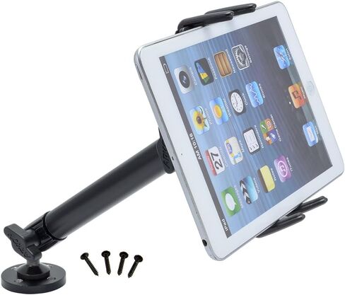 حامل كمبيوتر لوحي متوسط ​​الحجم من ARKON للخدمة الشاقة لجهاز Galaxy Tab 4 3 7.0 8.0 Tab S iPad mini للبيع بالتجزئة باللون الأسود (SM6HD005) in Saudi Arabia