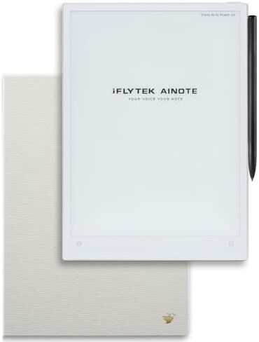 iflytek AINOTE 2 Bundle Gray-10.65'' E-Ink Tablet، 4.2 مم سامسونج ملاحظة تدوين الكمبيوتر اللوحي دعم AI الصوت إلى النص، تحويل الكتابة اليدوية، متعدد اللغات مدعوم من ChatGPT-5 للعمل/الاجتماع/الدراسة in Kuwait