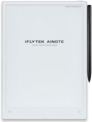 iflytek AINOTE 2 Bundle Gray-10.65'' E-Ink Tablet، 4.2 مم سامسونج ملاحظة تدوين الكمبيوتر اللوحي دعم AI الصوت إلى النص، تحويل الكتابة اليدوية، متعدد اللغات مدعوم من ChatGPT-5 للعمل/الاجتماع/الدراسة in Kuwait