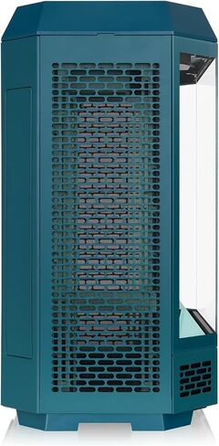 Thermaltake Tower 600 Mid Tower; 2x140mm CT Fans Included; 420mm Radiator Support; 400mm GPU Clearance; Hidden Connector Support; Rotatable PCIe Slots; Transformative Teal; CA-1Z1-00MTWN-00 in Saudi Arabia
