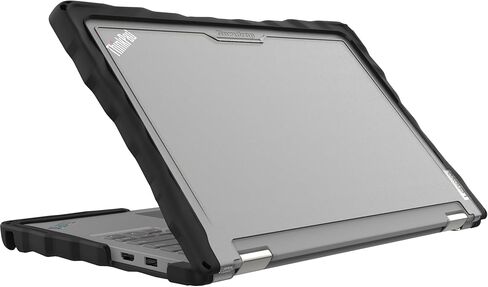 Gumdrop DropTech Custom Case Lenovo ThinkPad L13 Yoga G5/G4 (2-in-1) - Drop Tested Protection, Rubberized Thread on Sides, Seamless Asset Tagging, Snap in Installation for School or Work - Black in Saudi Arabia