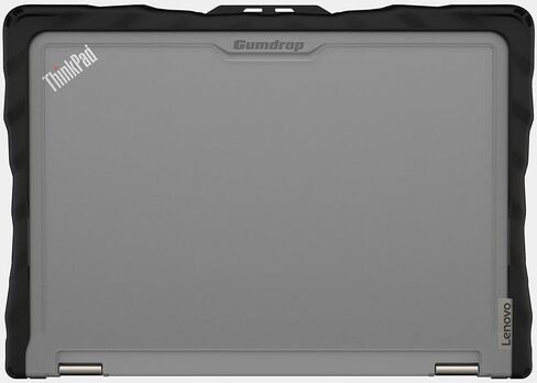 Gumdrop DropTech Custom Case Lenovo ThinkPad L13 Yoga G5/G4 (2-in-1) - Drop Tested Protection, Rubberized Thread on Sides, Seamless Asset Tagging, Snap in Installation for School or Work - Black in Saudi Arabia